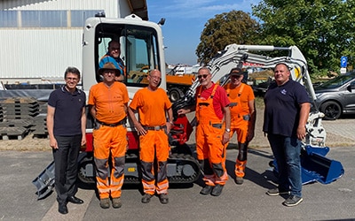 Takeuchi TB 225 für die Gemeinde Talheim